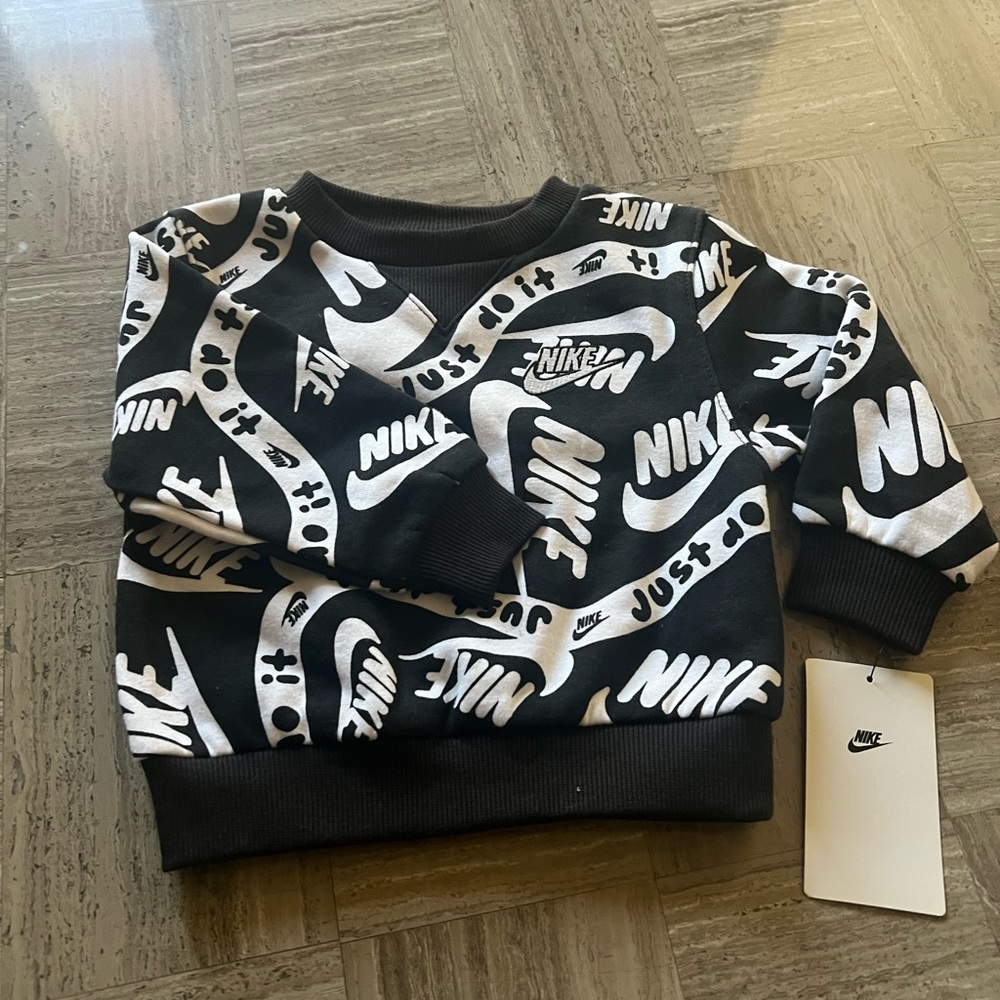Nike Monochrome Logo Print Hoodie
